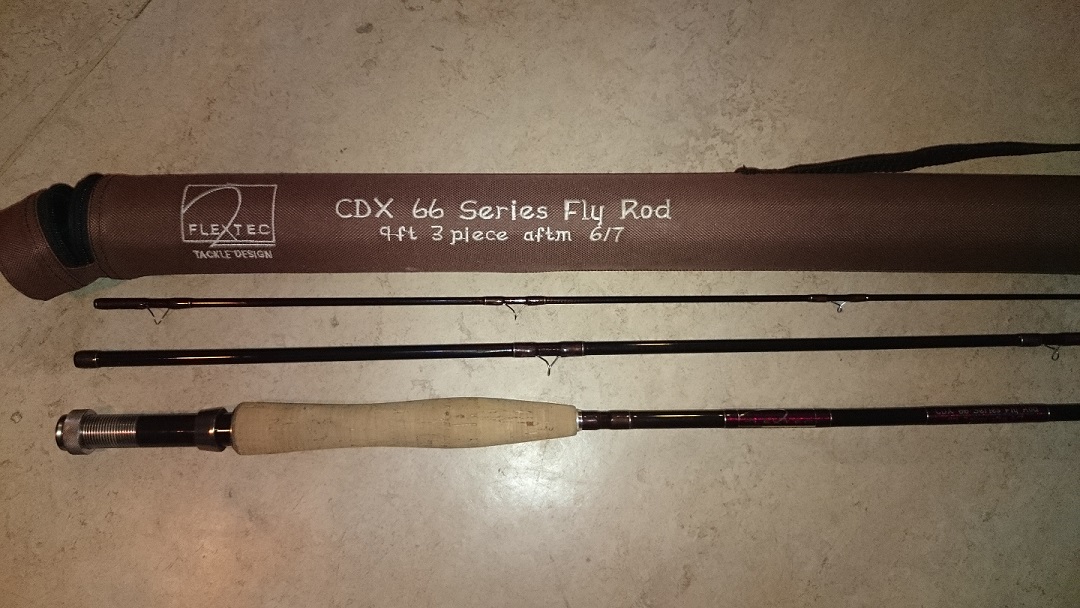 Flextec Tackle Design CDX 66 Series 9ft 3del aftm 6/7 m Rulle